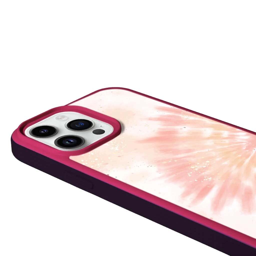 Refurbished Caseco MagSafe iPhone 13 Pro Max Orange Tie Dye Case - Reebelo Nederland