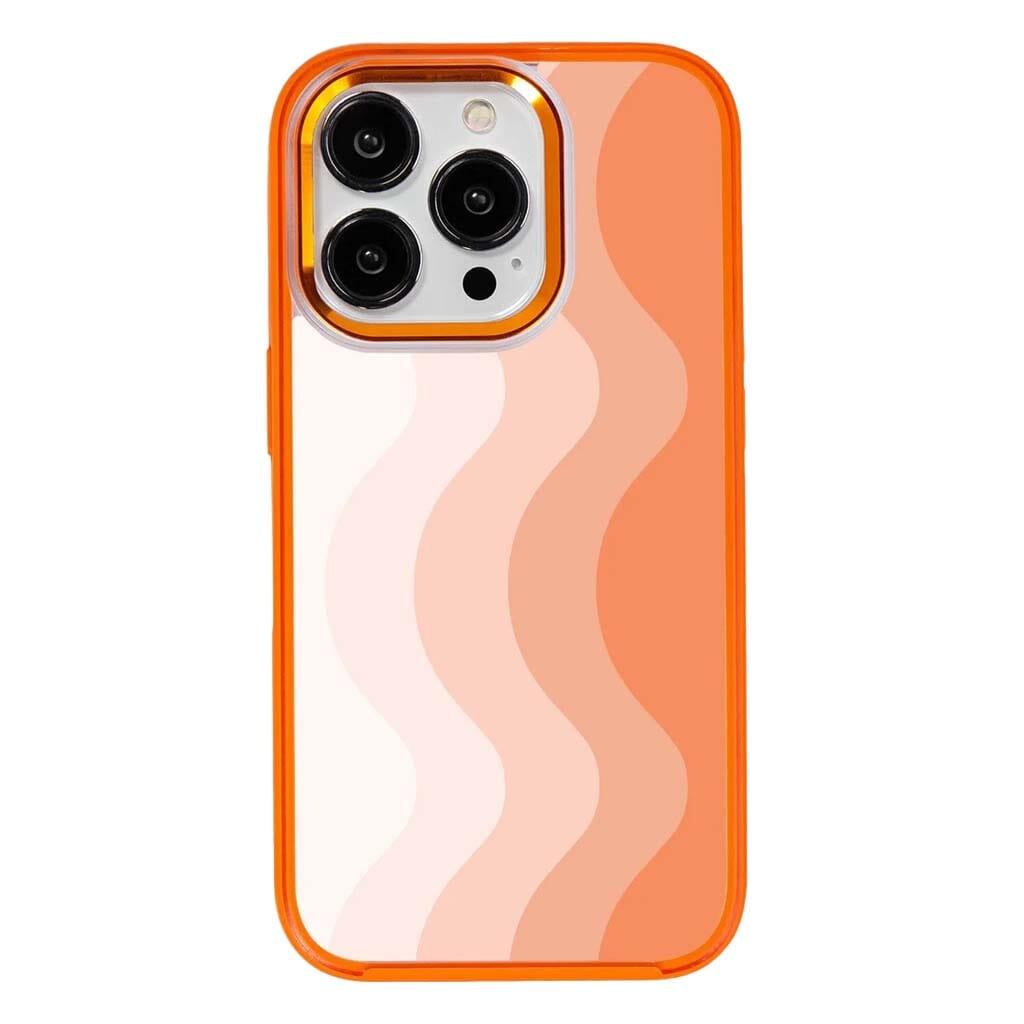 Refurbished Caseco MagSafe iPhone 14 Pro Max Orange Wave Case - Reebelo Nederland