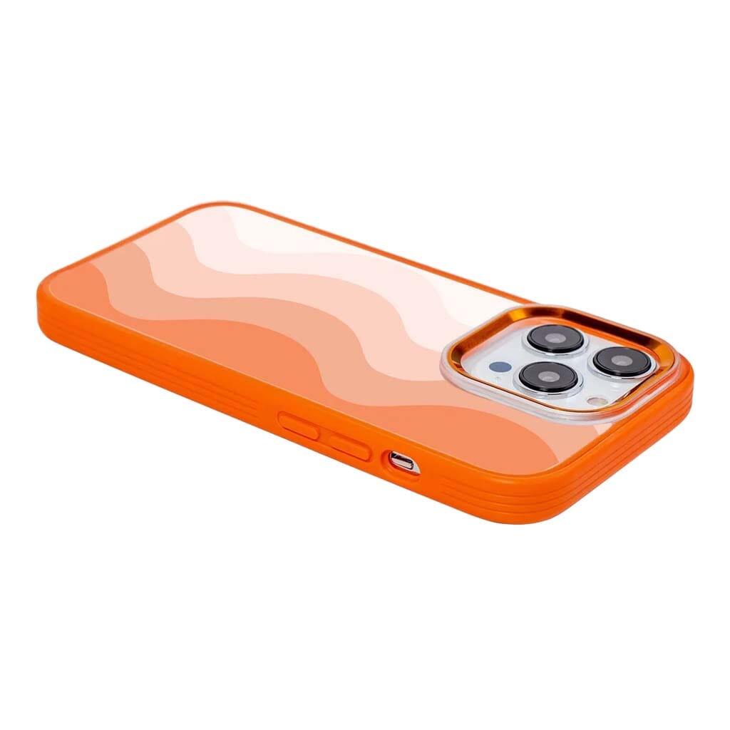 Refurbished Caseco MagSafe iPhone 14 Pro Max Orange Wave Case - Reebelo Nederland
