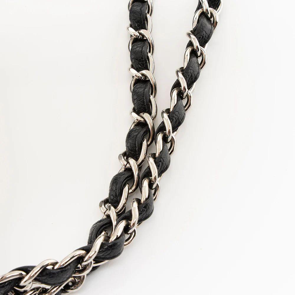 Refurbished Chanel Caviar Leather Classic Maxi Single Flap Bag - Reebelo Nederland