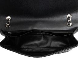 Refurbished Chanel Caviar Leather Classic Maxi Single Flap Bag - Reebelo Nederland
