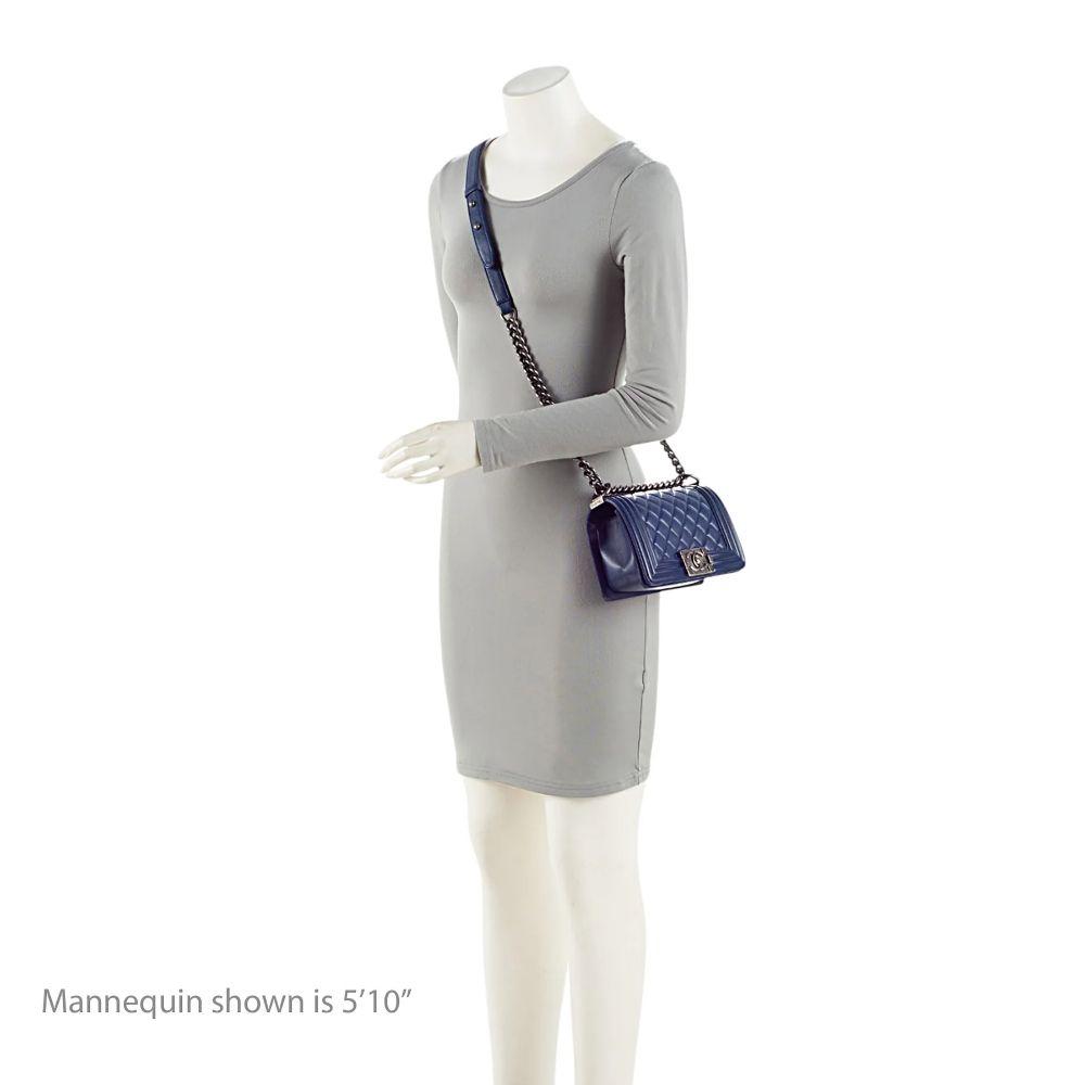 Refurbished Chanel Lambskin Small Boy Bag - Reebelo Nederland