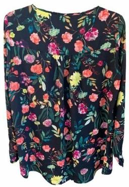 Refurbished Chelsea & Theodore Women's Top Multi Painterly Floral - Reebelo Nederland