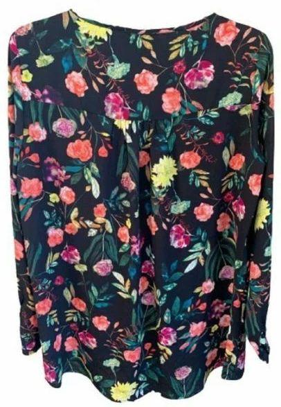 Refurbished Chelsea & Theodore Women's Top Multi Painterly Floral - Reebelo Nederland