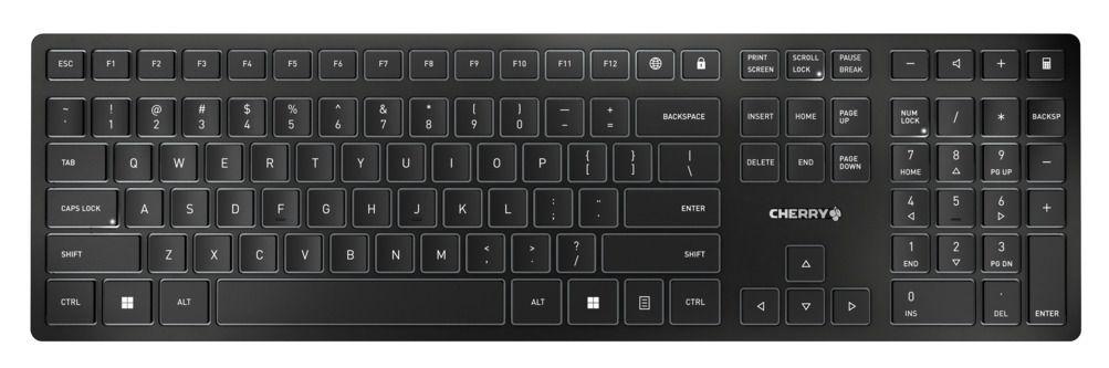 Refurbished Cherry KW 9100 Slim Wireless Rechargeable Keyboard - Reebelo Nederland