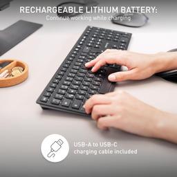 Refurbished Cherry KW 9100 Slim Wireless Rechargeable Keyboard - Reebelo Nederland