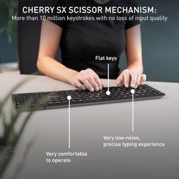 Refurbished Cherry KW 9100 Slim Wireless Rechargeable Keyboard - Reebelo Nederland