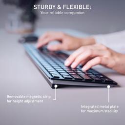 Refurbished Cherry KW 9100 Slim Wireless Rechargeable Keyboard - Reebelo Nederland