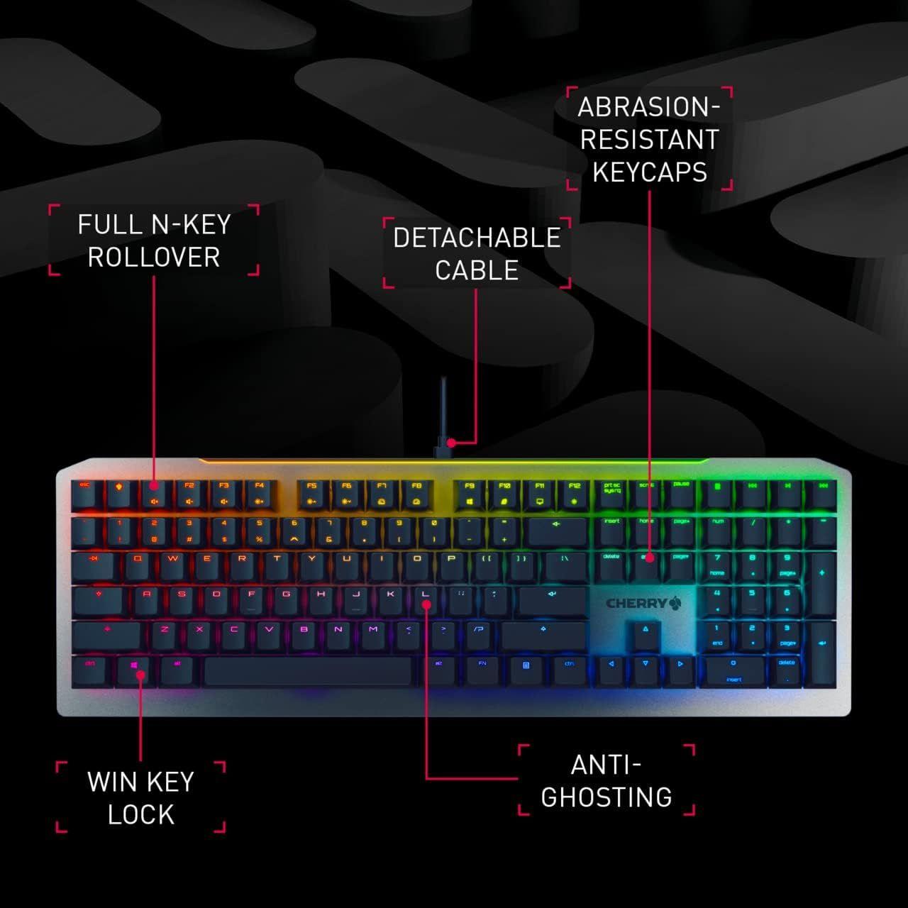 Refurbished CHERRY MV 3.0 Viola Wired Mechanical Gaming Keyboard - Reebelo Nederland
