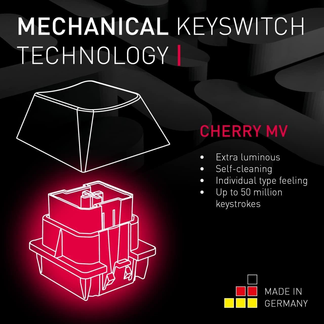 Refurbished CHERRY MV 3.0 Viola Wired Mechanical Gaming Keyboard - Reebelo Nederland