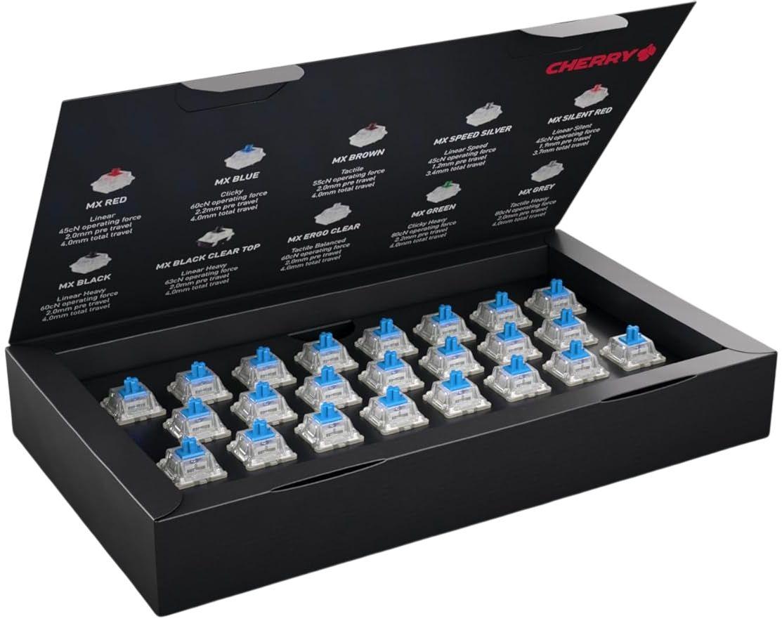 Refurbished CHERRY MX RGB Blue Switch Kit - Reebelo Nederland