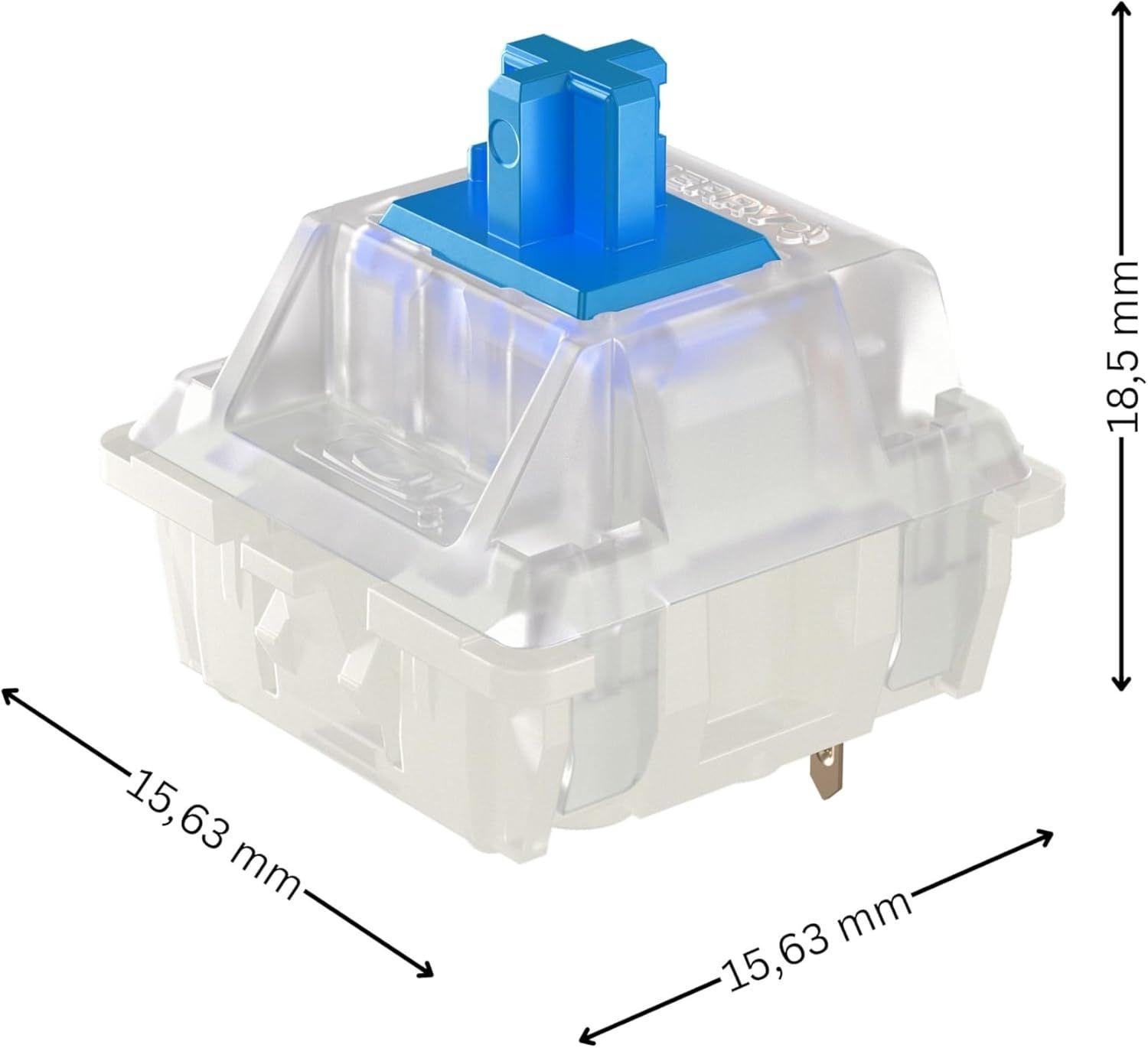 Refurbished CHERRY MX RGB Blue Switch Kit - Reebelo Nederland