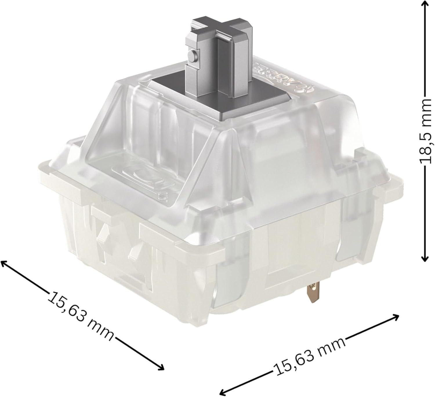 Refurbished CHERRY MX RGB Speed Silver Switch Kit - Reebelo Nederland
