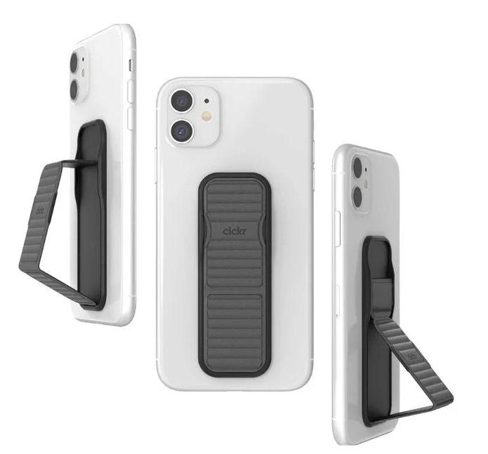 Refurbished Clckr Stand & Grip Pebbled Line Phone Grip  - Reebelo Nederland