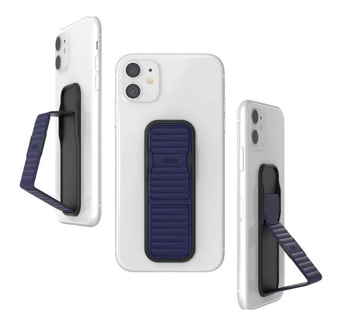 Refurbished Clckr Stand & Grip Pebbled Line Phone Grip  - Reebelo Nederland
