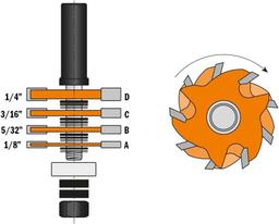 Refurbished CMT 800.506.11 Slot Cutter Set - Reebelo Nederland