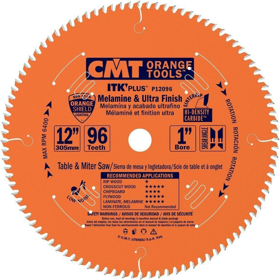 Refurbished CMT P12096 1" Bore ITK Melamine & Ultra Finish Saw Blade - Reebelo Nederland