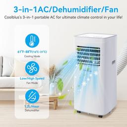 Refurbished Coolblus Portable Air Conditioner A019K-05KR - Reebelo Nederland