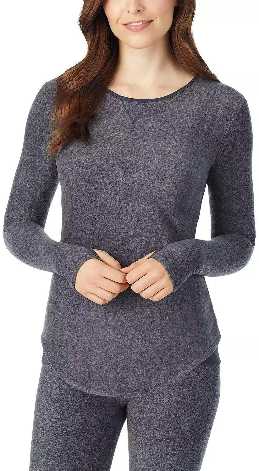 Refurbished Cuddl Duds Fleecewear with Stretch Long Sleeve Crew - Reebelo Nederland