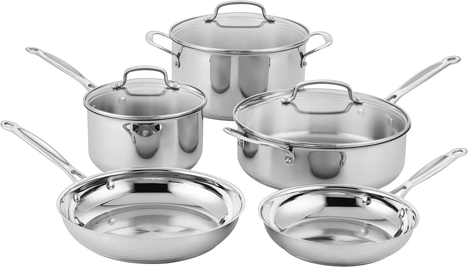Refurbished Cuisinart Classic Set 8 Pieces Cookware Set - Reebelo Nederland