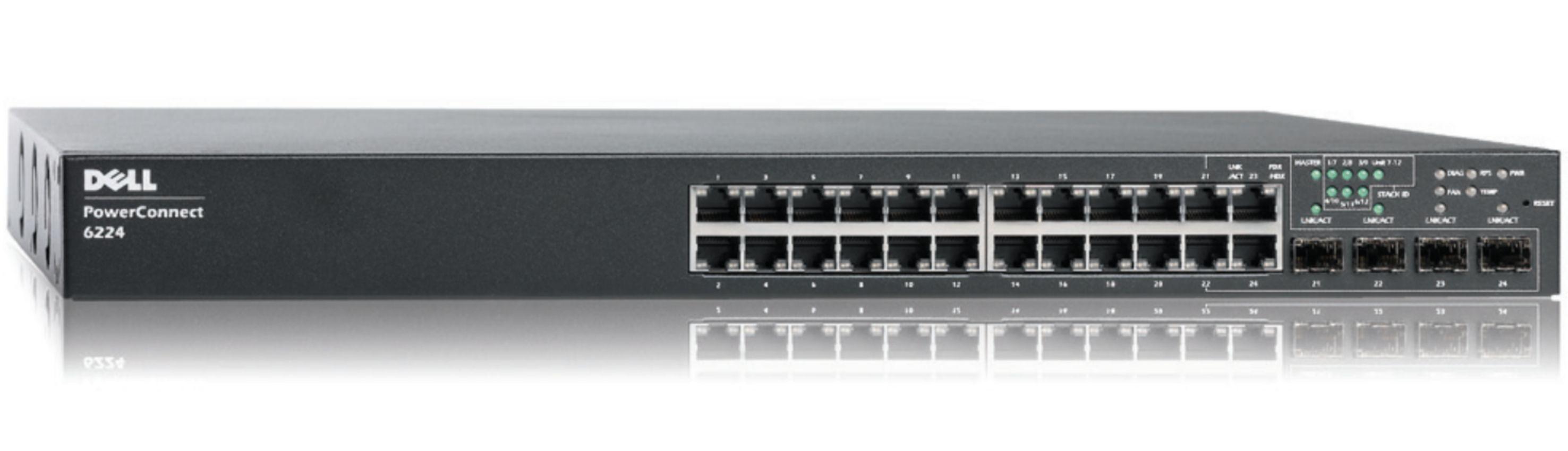 Refurbished Dell PowerConnect 6224 24-port Gigabit Switch - Reebelo Nederland