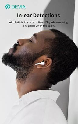 Refurbished Devia EM053 Airbuds True Wireless Earphone - Reebelo Nederland