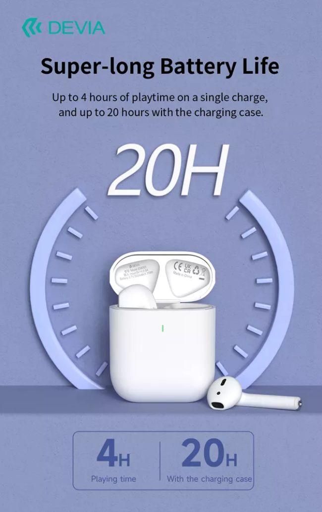 Refurbished Devia EM053 Airbuds True Wireless Earphone - Reebelo Nederland