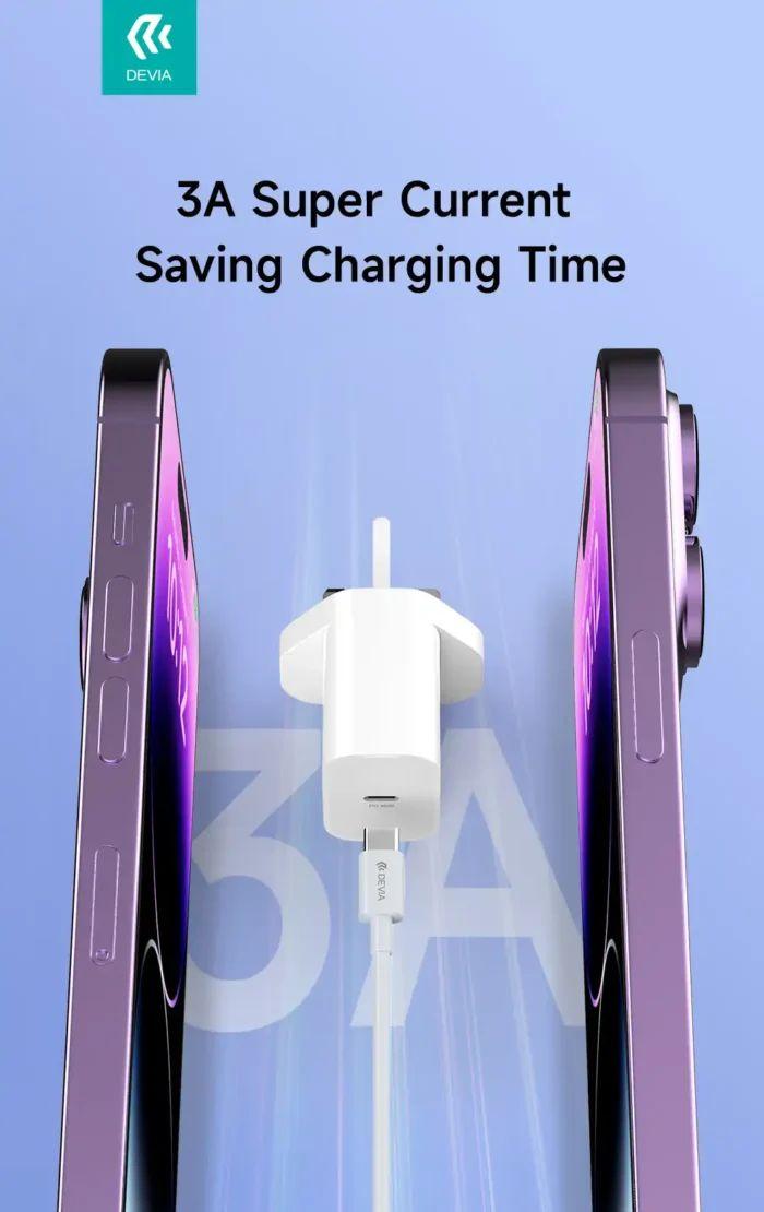 Refurbished Devia Smart Series PD Quick Charger (UK / 20W / V2) - Reebelo Nederland