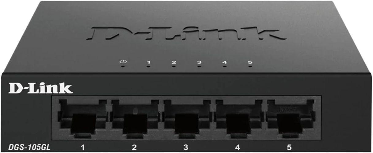 Refurbished D-Link DGS-105GL 5-Port Gigabit Desktop Switch - Reebelo Nederland