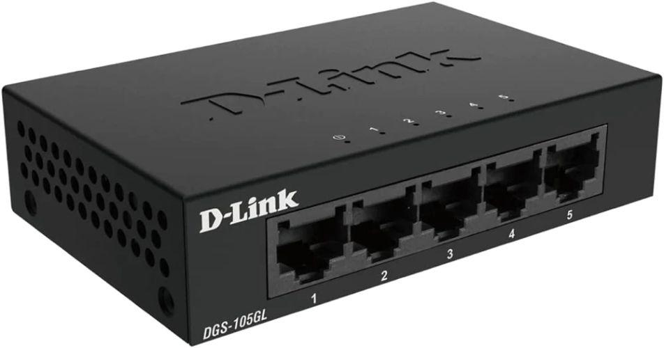 Refurbished D-Link DGS-105GL 5-Port Gigabit Desktop Switch - Reebelo Nederland