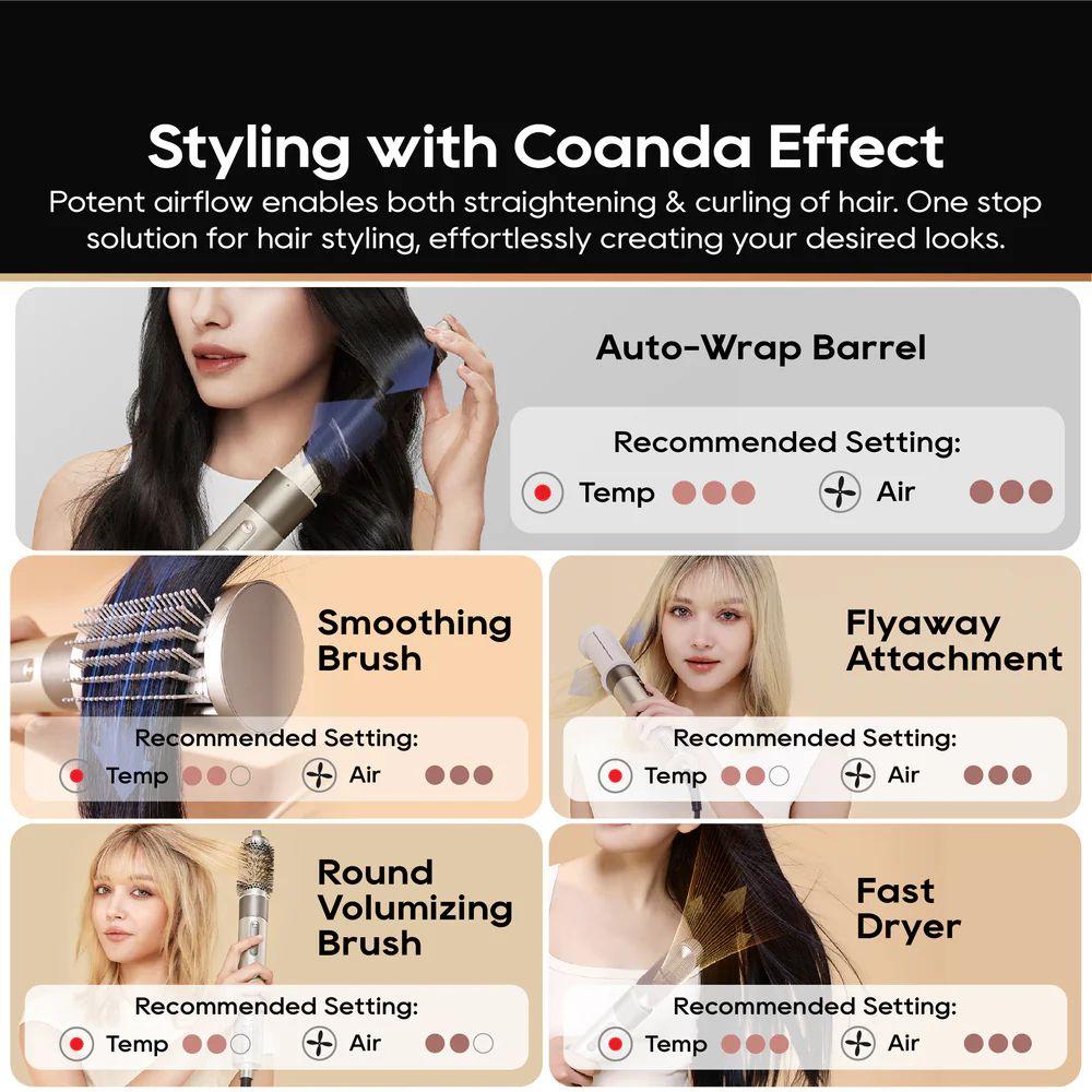 Refurbished Dreame AirStyle 5-in-1 Hair Drying & Styling Tool Kit - Reebelo Nederland