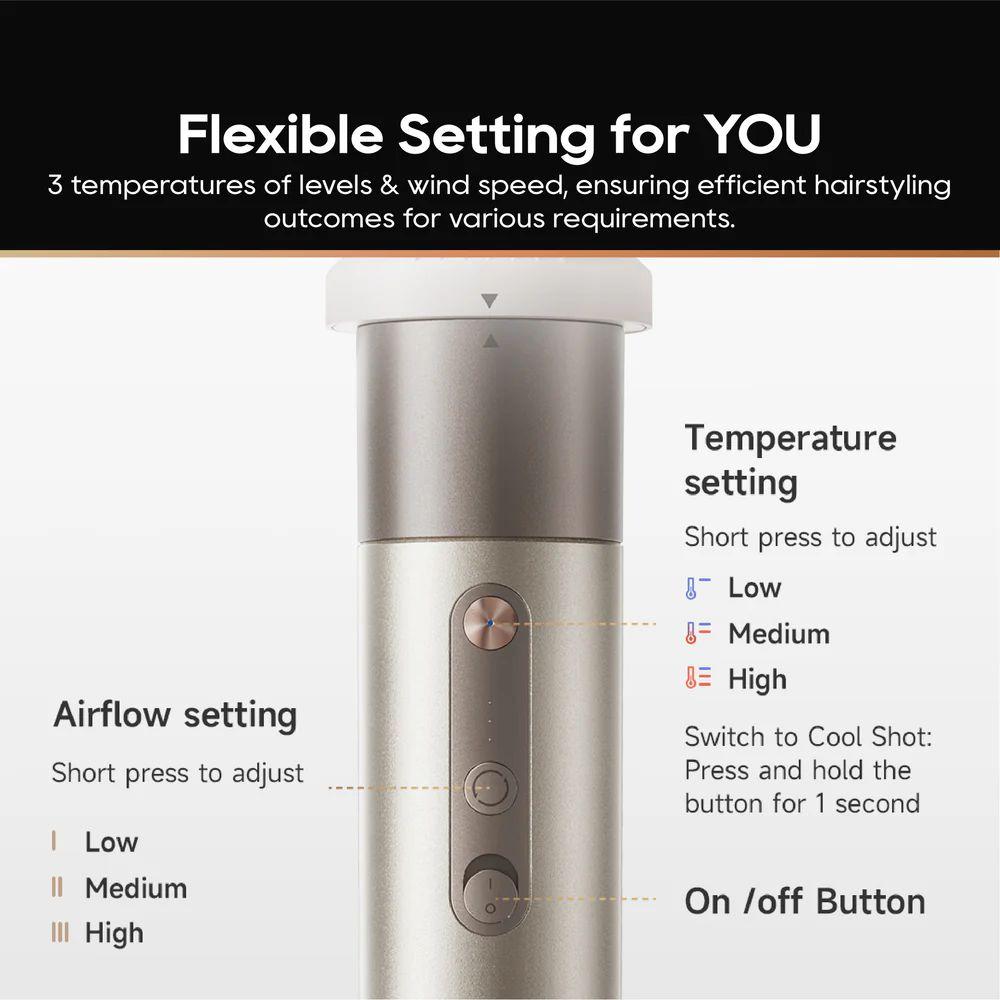 Refurbished Dreame AirStyle 5-in-1 Hair Drying & Styling Tool Kit - Reebelo Nederland