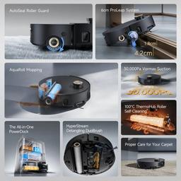 Refurbished Dreame Aqua10 Roller Robot Vacuum Cleaner - Reebelo Nederland
