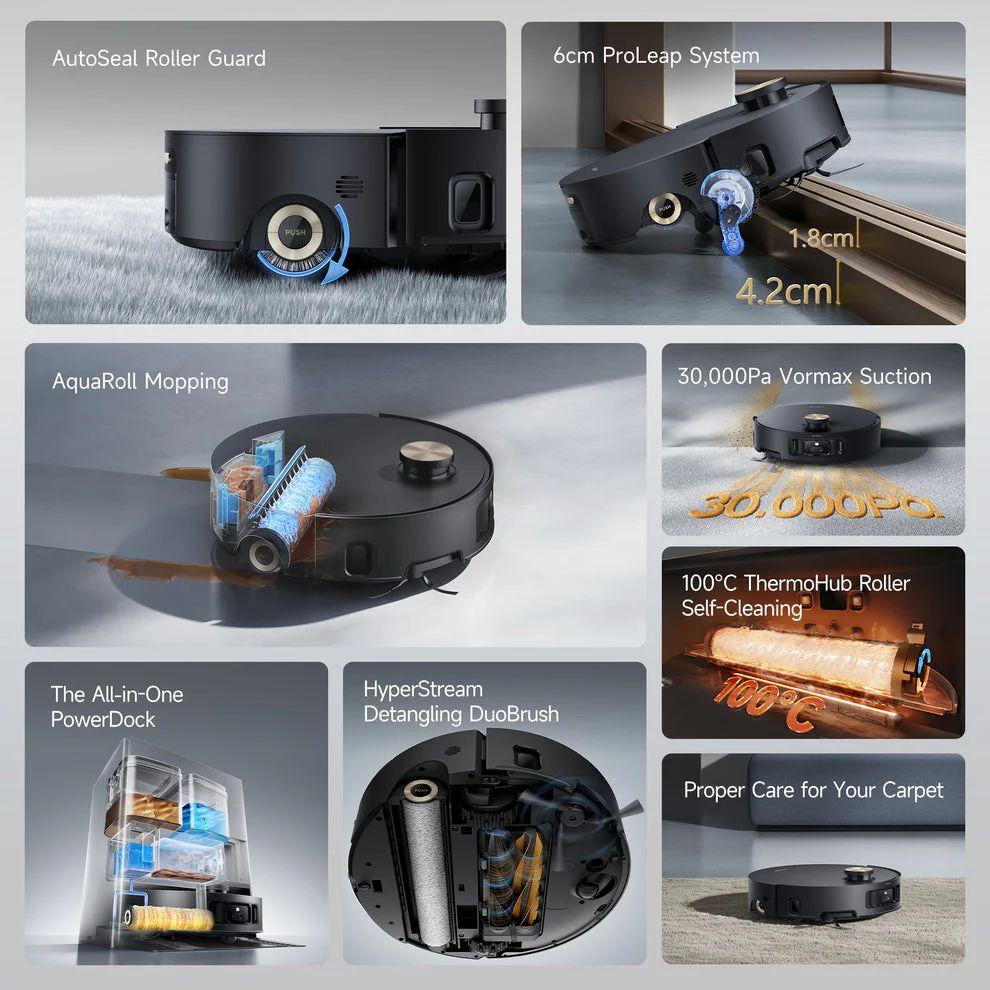 Refurbished Dreame Aqua10 Roller Robot Vacuum Cleaner - Reebelo Nederland