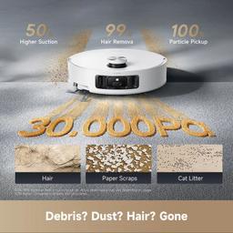 Refurbished Dreame Aqua10 Roller Robot Vacuum Cleaner - Reebelo Nederland