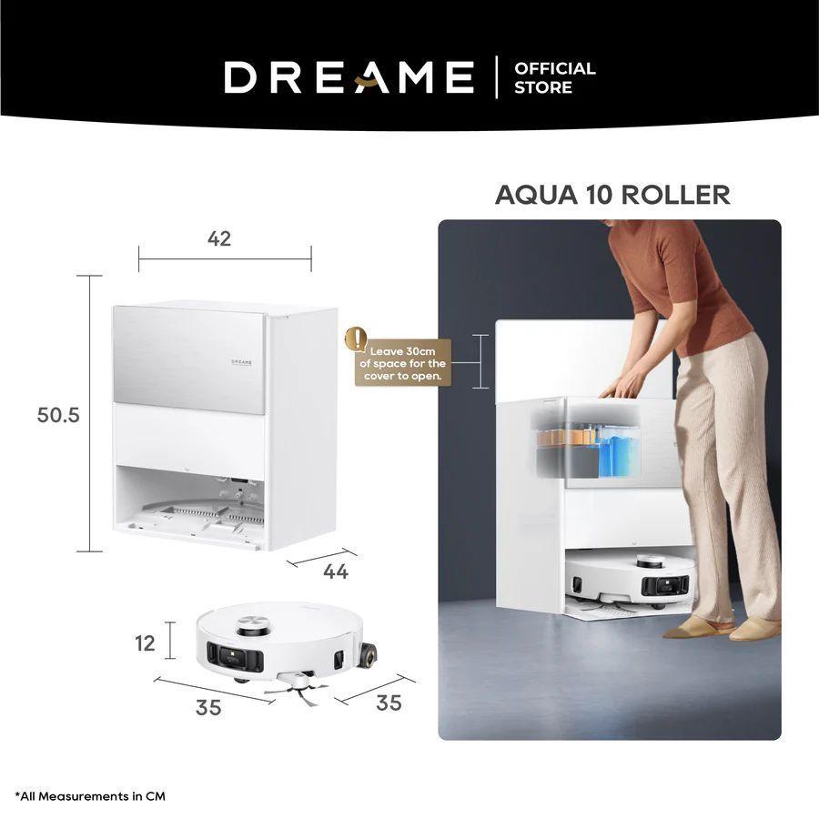 Refurbished Dreame Aqua10 Roller Robot Vacuum Cleaner - Reebelo Nederland