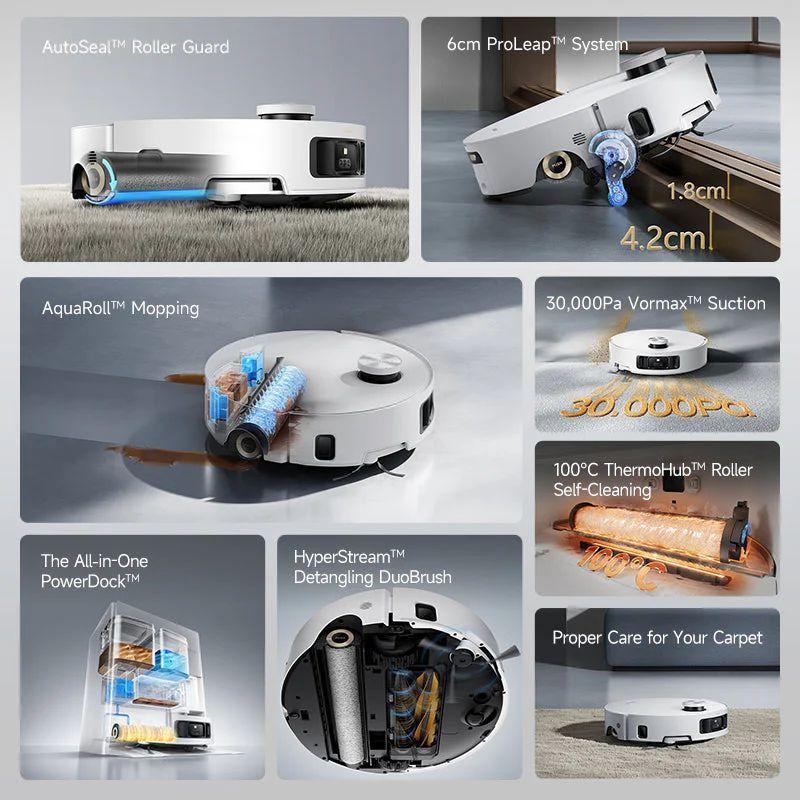Refurbished Dreame Aqua10 Roller Robot Vacuum Cleaner - Reebelo Nederland
