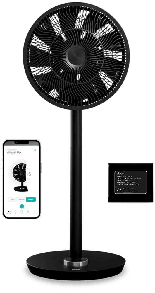 Refurbished Duux Whisper Flex Smart + Battery Pack - Reebelo Nederland