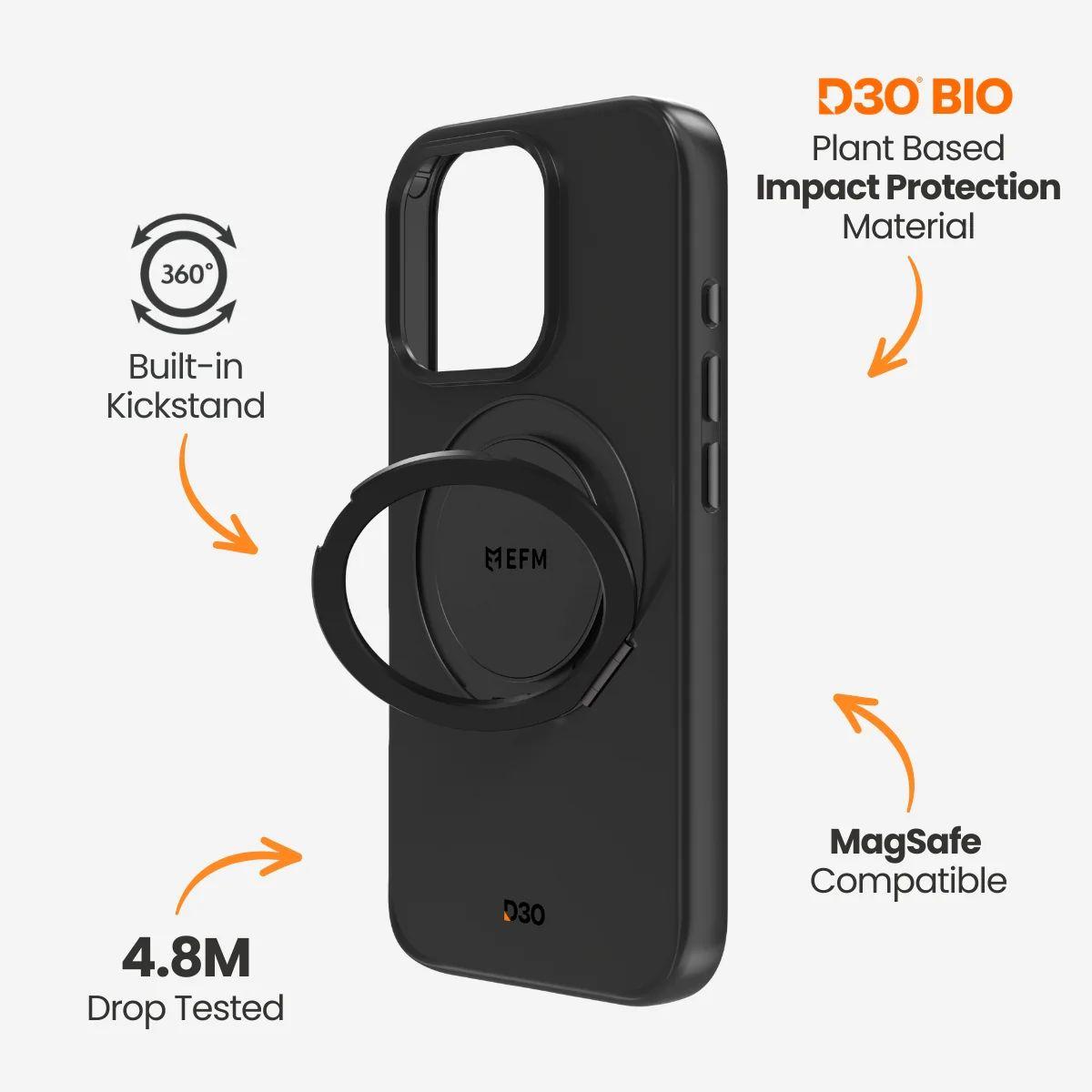 Refurbished EFM Alta with D3O Bio Phone Case for iPhone 16 Plus - Reebelo Nederland