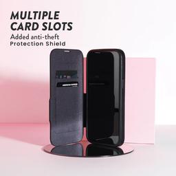 Refurbished EFM Monaco Wallet Phone Case with D3O 5G for iPhone 15 - Reebelo Nederland