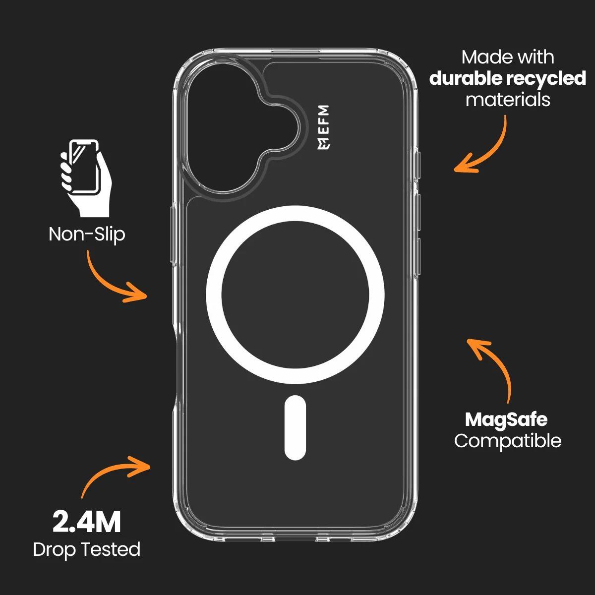 Refurbished EFM Zurich Phone Case for iPhone 16 - Reebelo Nederland