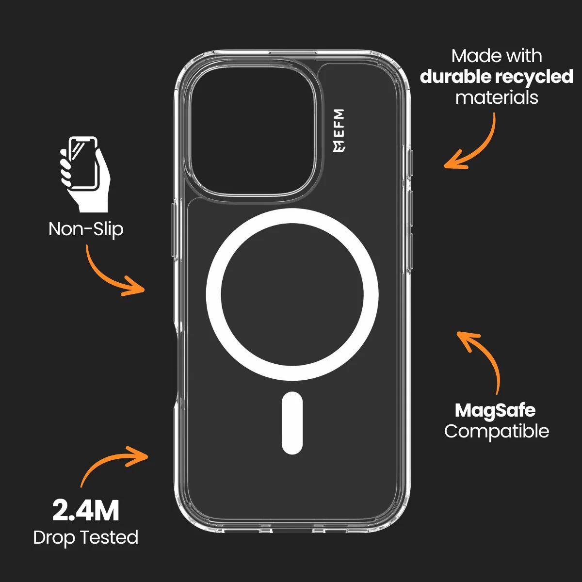 Refurbished EFM Zurich Phone Case for iPhone 16 Pro - Reebelo Nederland