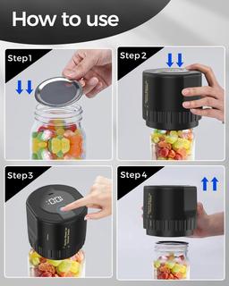 Refurbished Fodmor Mason Jar Electric Vacuum Sealer - Reebelo Nederland