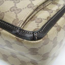 Refurbished Gucci GG Crystal Leather PVC Tote Bag - Reebelo Nederland