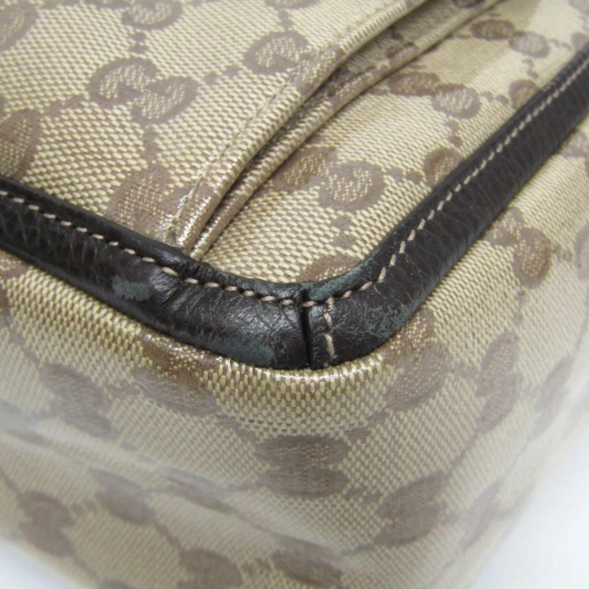Refurbished Gucci GG Crystal Leather PVC Tote Bag - Reebelo Nederland