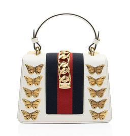 Refurbished Gucci Leather Animal Studs Sylvie Mini Satchel - Reebelo Nederland