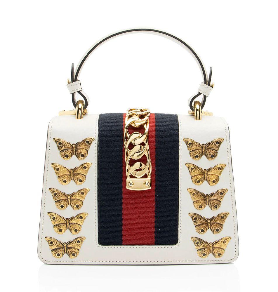 Refurbished Gucci Leather Animal Studs Sylvie Mini Satchel - Reebelo Nederland