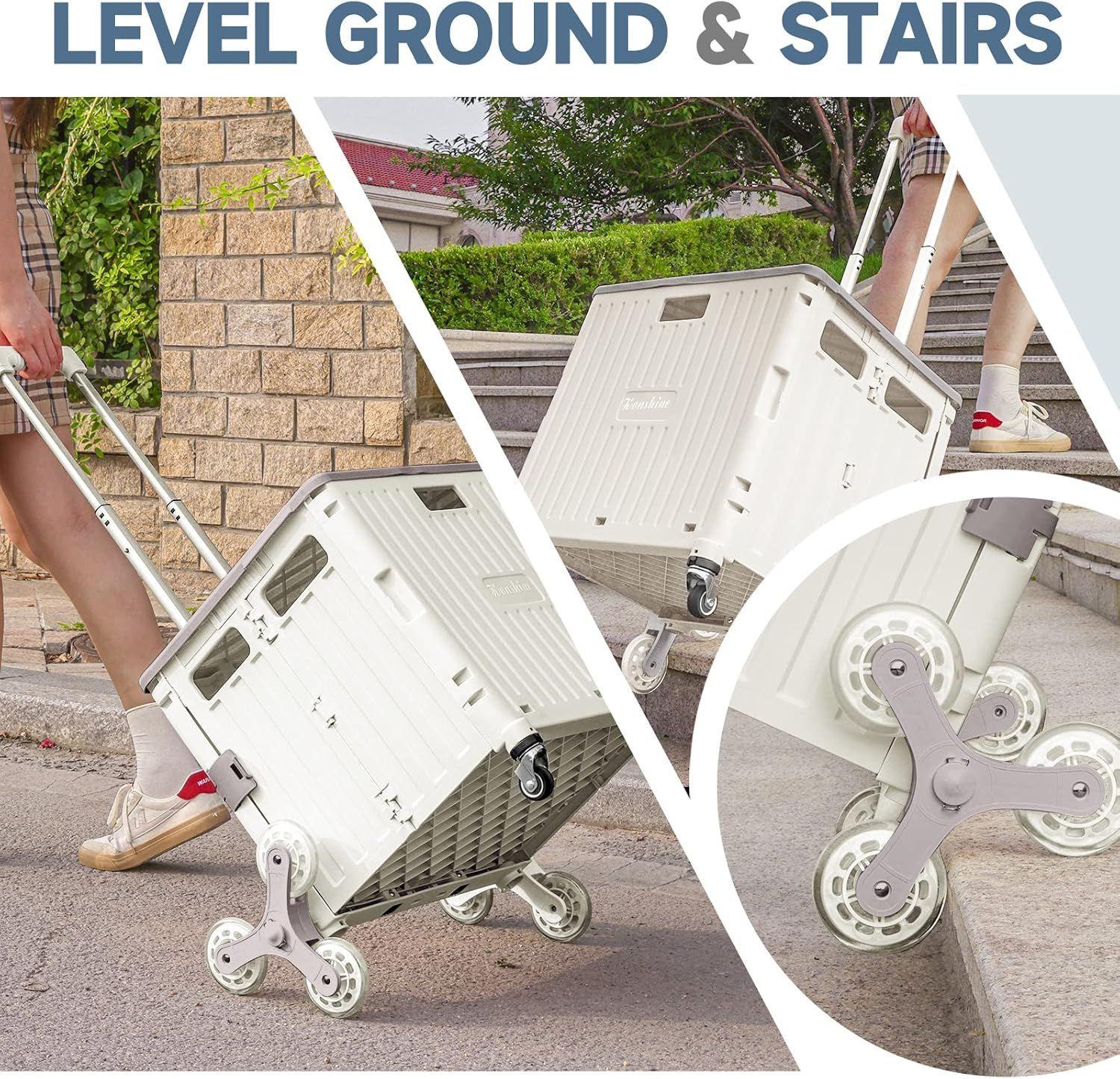 Refurbished Honshine Foldable Cart with Stair Climbing Wheels - Reebelo Nederland