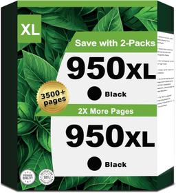 Refurbished HP 950XL High Yield Original Ink Cartridge (2Pack) - Reebelo Nederland