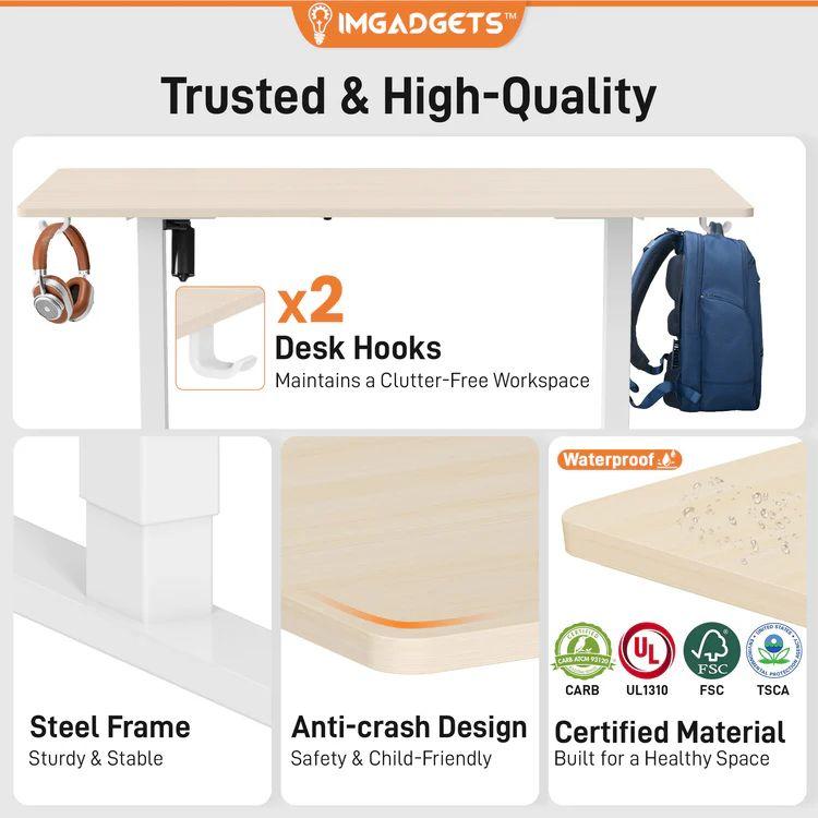 Refurbished IMGadgets Standing Electric Adjustable Desk 40" x 24" - Reebelo Nederland